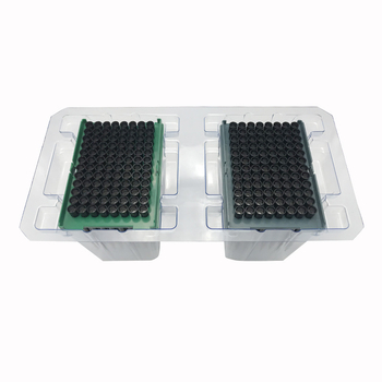 Cap de aspirație pentru blister, PETG, cu capac, pentru ambalaje farmaceutice