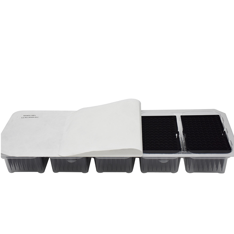 Cap de aspirație pentru blister, PETG, cu capac, pentru ambalaje farmaceutice