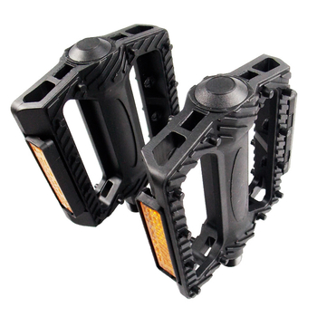 Peda za bicikl s kugličnim ležajem, protuklizni plastični pedal s reflektorom, model PL008