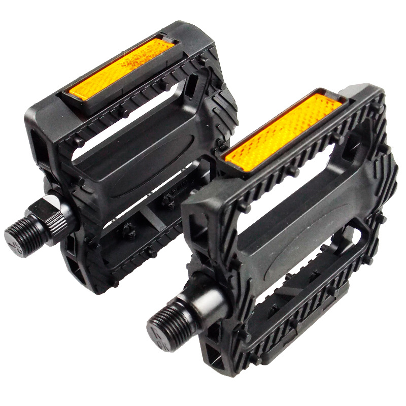 Peda za bicikl s kugličnim ležajem, protuklizni plastični pedal s reflektorom, model PL008