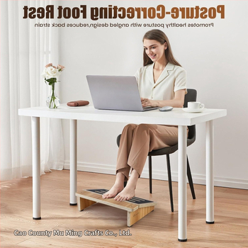 Drvena potpora za stopala, moderni minimalistički stil, prilagodljiva