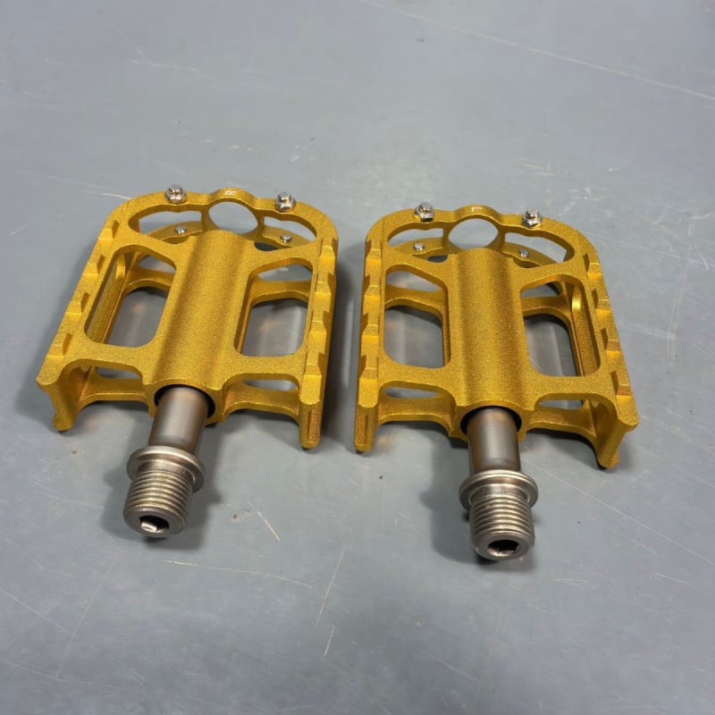 Сгъваем педал за шосейно колоездене, лека алуминиева сплав, ос с двойни лагери, електроплакирано покритие