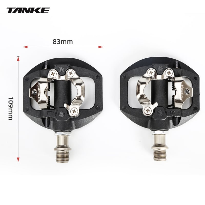 Tanke Tp-66 klipse za cipele MTB – aluminij/nylon, kompatibilne sa SPD i Look