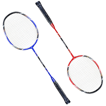 Selphy/Xuanfei dvostruki set badminton raketa, okvir od aluminijske legure, najlonske žice, težina 95–100 g, tvrdoća osovine: umjerena