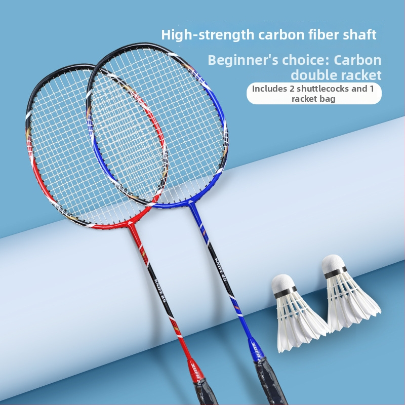 Selphy/Xuanfei značkový set dvoch rakiet na badminton, rám z hliníkovej zliatiny, šnúry z nylonu, hmotnosť 95–100 g, tvrdosť rámu: stredná