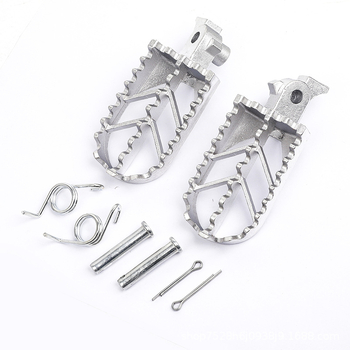 Pedale pentru motociclete off-road, metal, electroplate, pereche