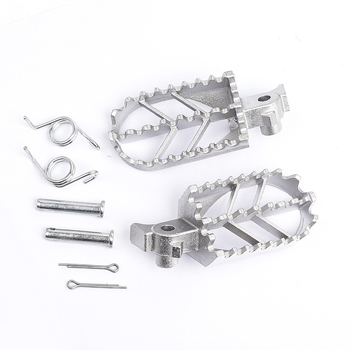 Pedale pentru motociclete off-road, metal, electroplate, pereche