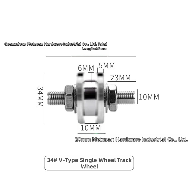 304 rozsdamentes acél koronablokk középső tengely csavarorsós sínkerekekkel tolóajtó emeléséhez, acélhuzal vezető görgő és görgés készülék