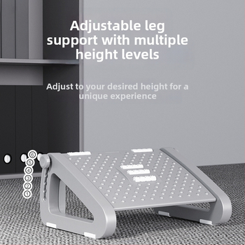 Uredska potpora za noge s pet kotačića, plastična, masaža i podizanje, za djecu, odrasle i starije osobe