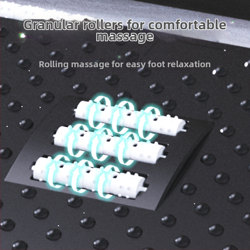 Uredska potpora za noge s pet kotačića, plastična, masaža i podizanje, za djecu, odrasle i starije osobe