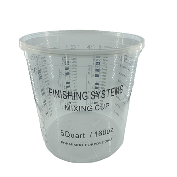 Set plastičnih mjernih čaša s poklopcem, PP materijal, sitotisk skale mjerenja