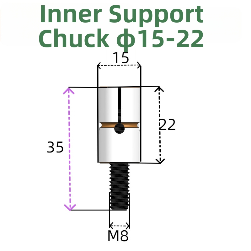 Rozširovací kolík vnútorného priemeru pre obrábacie centrum - Tongjing Hardware, GB119.1, HRC38-42