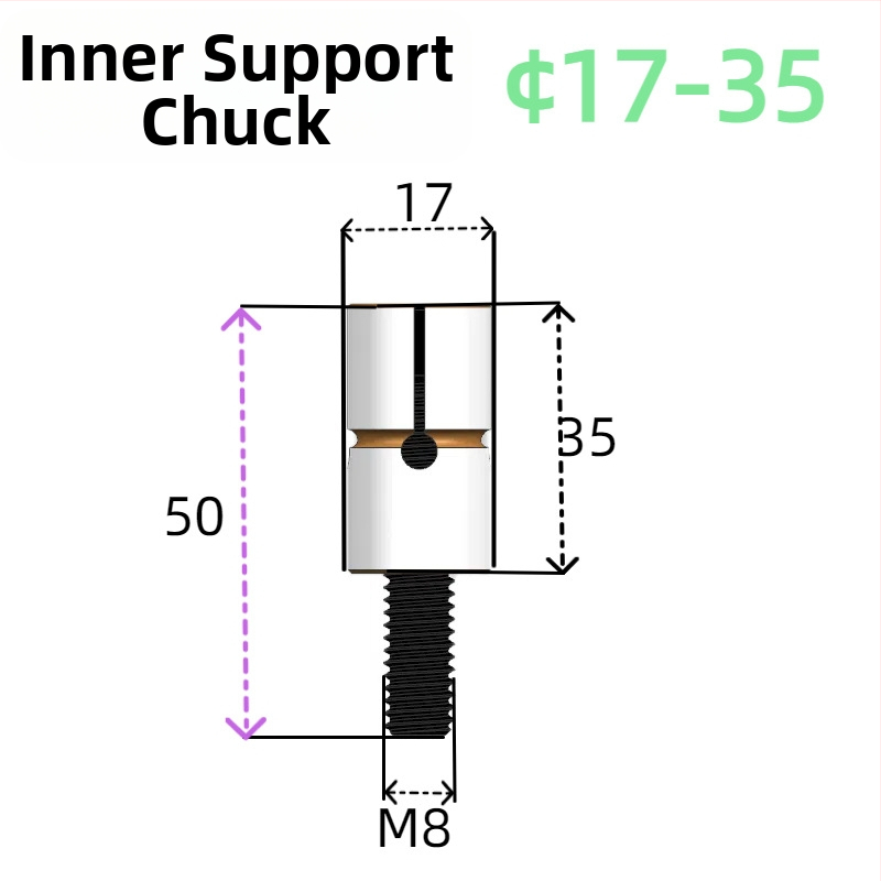 Rozširovací kolík vnútorného priemeru pre obrábacie centrum - Tongjing Hardware, GB119.1, HRC38-42