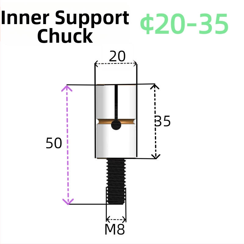 Rozširovací kolík vnútorného priemeru pre obrábacie centrum - Tongjing Hardware, GB119.1, HRC38-42