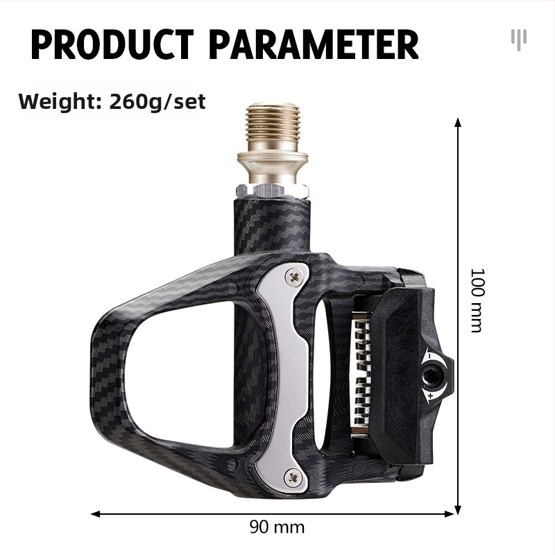 RACEWORK SPD pedale za cestovni bicikl — model R26 water transfer, tijelo od najlonskih vlakana, os od krom-molibden čelika