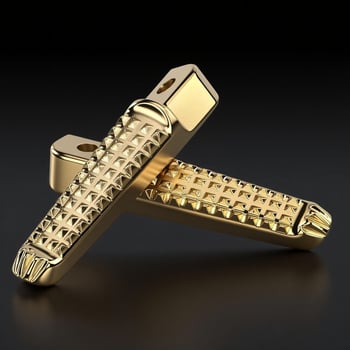 Универсален метален заден педал за мотоциклети, електроплатиран