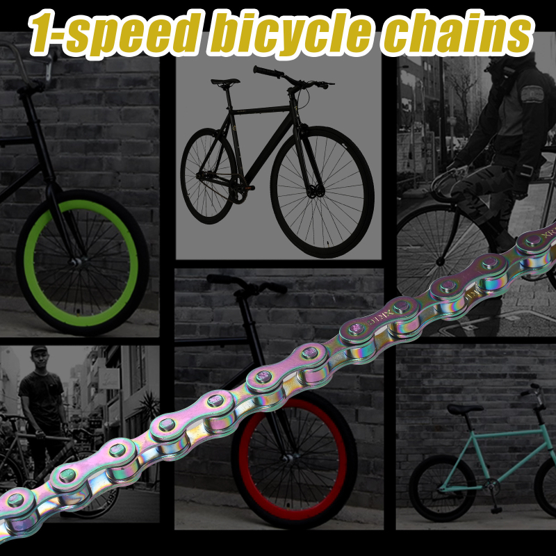 Αλυσίδα ποδηλάτου - Μονοταχύτητα, Ανθεκτική στη διάβρωση, Mn χάλυβας, 12,7 mm βήμα, Μοντέλο F10