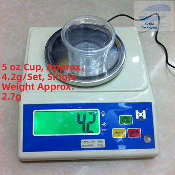 Jednokratni puding cup od PP plastike, s poklopcem i reljefnim otiskom