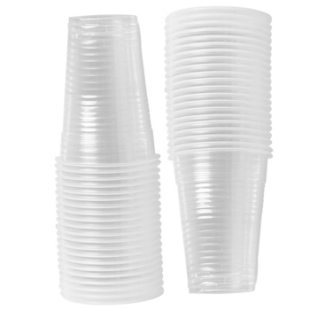 Jednokratne plastične čaše za piće, okruglog oblika, PP za hranu, 100 komada