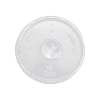 Capac pentru pahar Hhr-90pp Hua Hongrui — capac plat transparent, imprimare logo disponibilă, MOQ 1000 bucăți