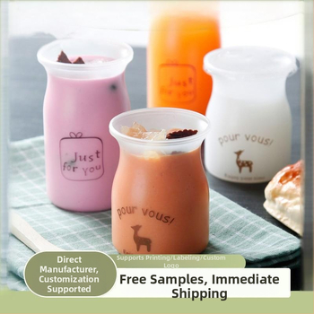 PP puding šalica s poklopcem – otporna na visoke temperature, prehrambena sigurnost, prilagodljiv tisak (offset, sitotisak, UV tisak, reljef)