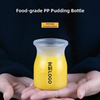 PP puding šalica s poklopcem – otporna na visoke temperature, prehrambena sigurnost, prilagodljiv tisak (offset, sitotisak, UV tisak, reljef)