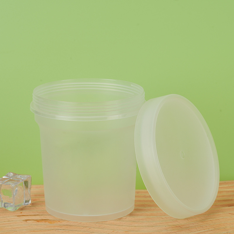 Jednokratna PP šalica s poklopcem za jogurt, voće i sladoled – model Burnt Grass Jelly Cup