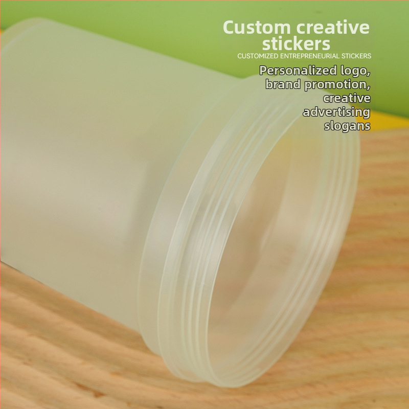 Jednokratna PP šalica s poklopcem za jogurt, voće i sladoled – model Burnt Grass Jelly Cup