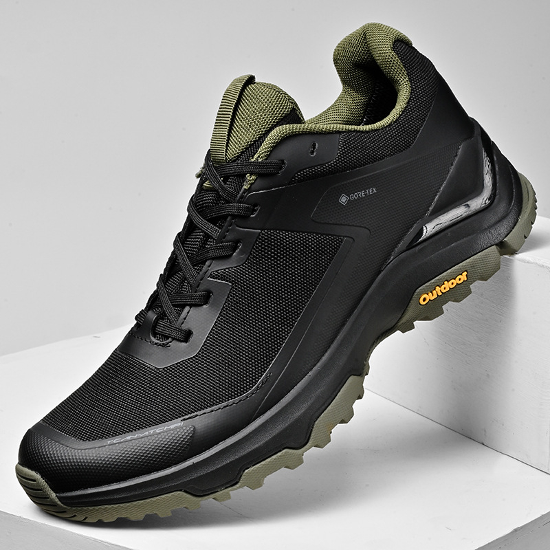 Muške planinarske cipele: lagane, prozračne gornji dio od Oxford tkanine; vodootporne, protuklizna gumena potplat; ublažavanje; pogodne za planinarenje i kampiranje