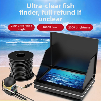 Rybársky vyhľadávač s podvodnou kamerou a HD displejom, nočné videnie, pohľad na dno