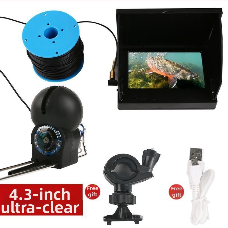 Rybársky vyhľadávač s podvodnou kamerou a HD displejom, nočné videnie, pohľad na dno