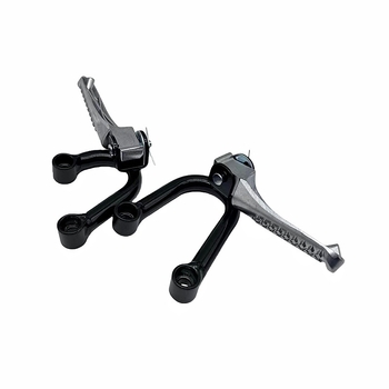 Задна подножка за офроуд мотоциклет – метал, покритие с печена боя, Dream Horse