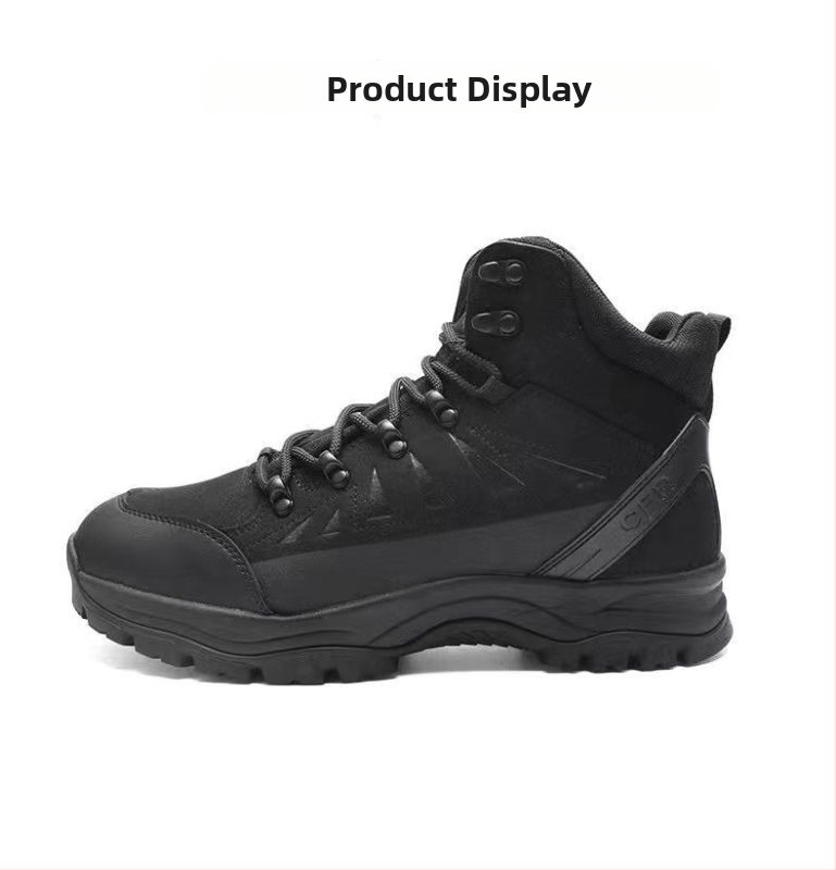 Zimske čizme za snijeg s flis unutrašnjosti, debela izolacija, gornji dio od microfiber TPU kože, protuklizna gumena potplat, srednja visina čizme