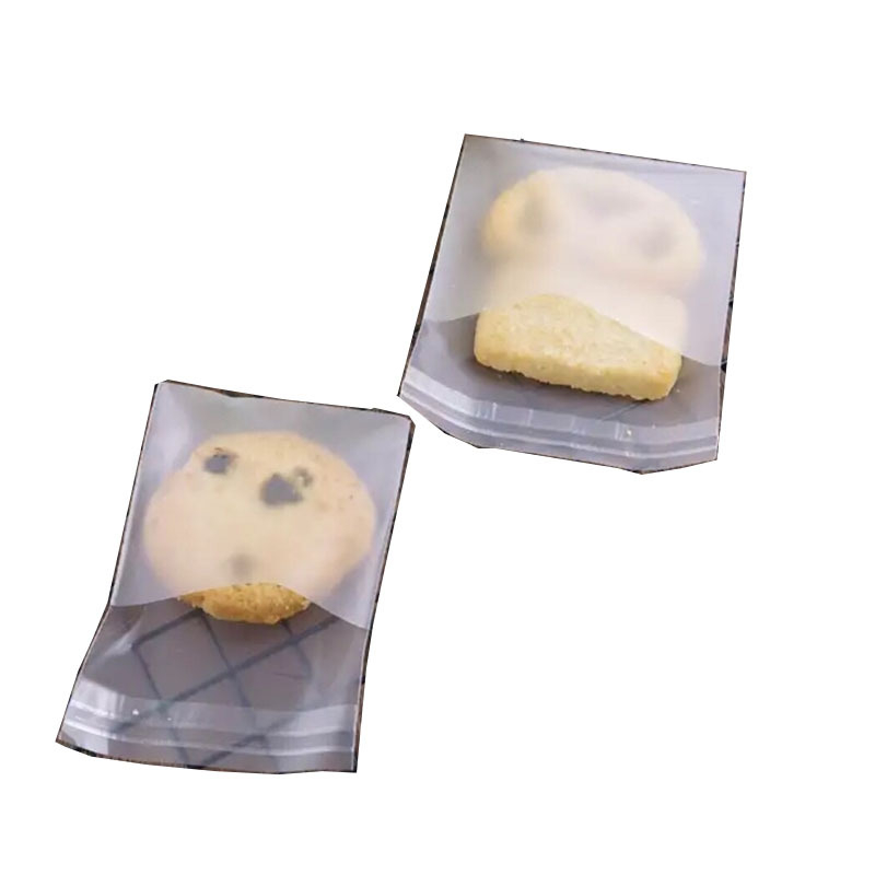 Kese za kekse s cvjetnim uzorkom, matno-prozirne, ljepilo, gravurna tisk, mogućnost prilagodbe; Marka Color