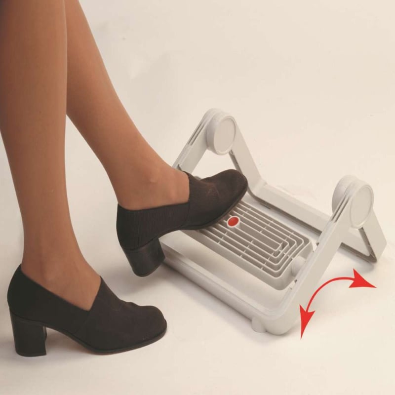 Irodai lábtámasz – műanyag, modern minimál stílus, márka TWINCO, modell 3151, testreszabható; gyermekeknek, felnőtteknek és időseknek megfelelő