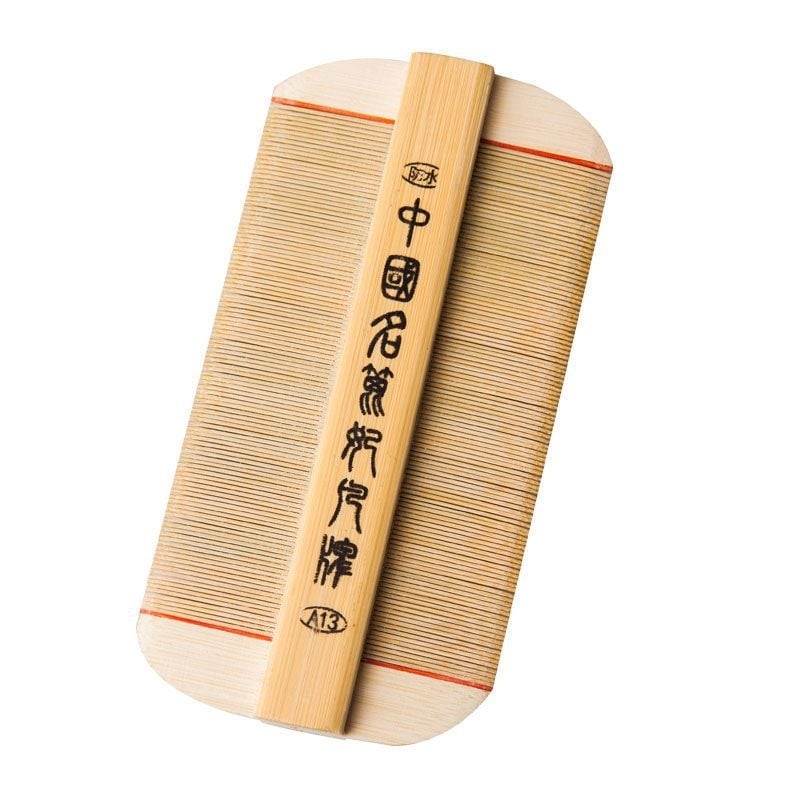 Pieptene pentru purici cu dinți ultra-densi pentru fete, din bambus tradițional, anti-mătreață și pentru ouăle puricilor la scalp