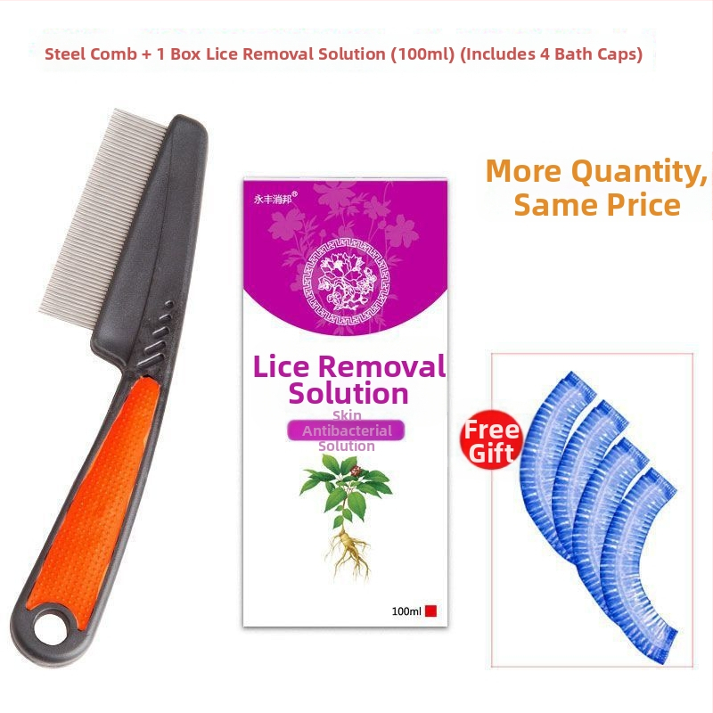 Pieptene pentru purici cu dinți ultra-densi pentru fete, din bambus tradițional, anti-mătreață și pentru ouăle puricilor la scalp