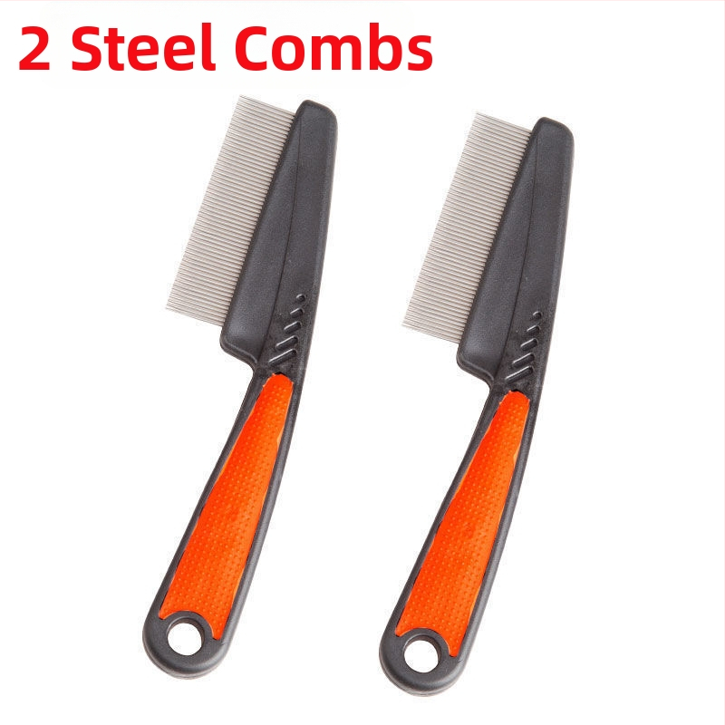 Pieptene pentru purici cu dinți ultra-densi pentru fete, din bambus tradițional, anti-mătreață și pentru ouăle puricilor la scalp