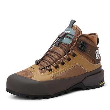 Aagoola Vodootporne muške planinarske tenisice, gornji dio od mikrovlakna kože + platno, Vibram gumena potplata, EVA srednja potplata, niska peta 1–3 cm
