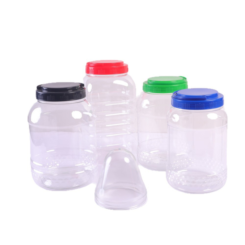 PET plastična staklenka za hranu sa širokim otvorom, prilagodljiv kapacitet, tiskano logo