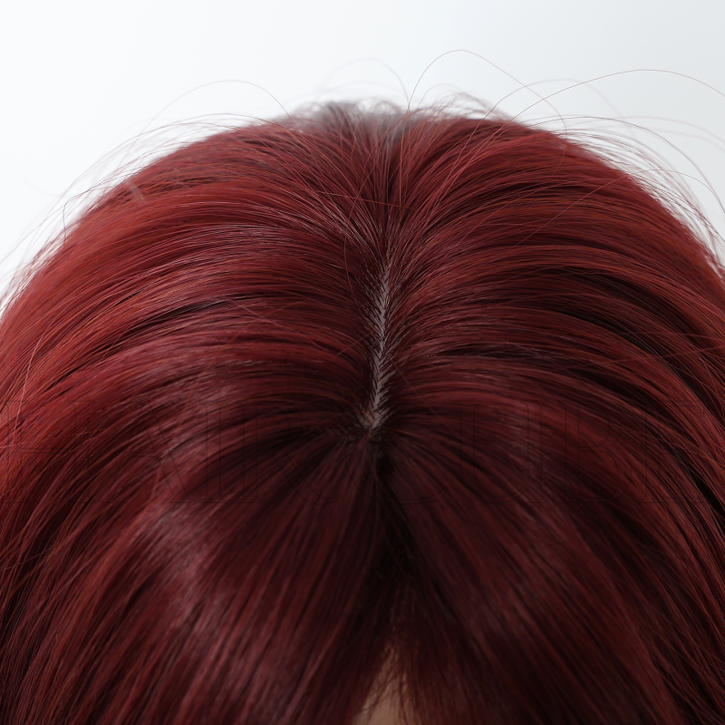 Haircube paróka, Lx-1295 sorozat, egyenes frufru, otthoni selyem haj, mechanizmus feldolgozás
