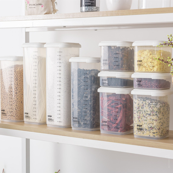 Wen Biao Cutie păstrătoare din plastic, pătrată, pentru alimente, compatibilă cu microunde