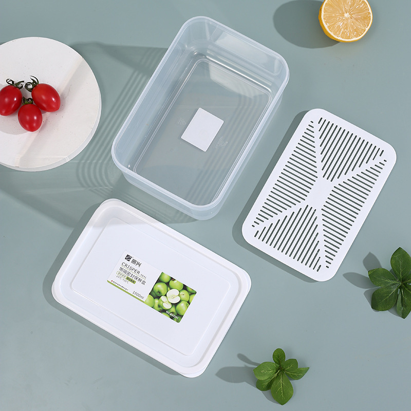 Pravokutna plastična posuda za mikrovalnu za ručak, funkcija skladištenja i očuvanja, zapremina 0,5–3 L