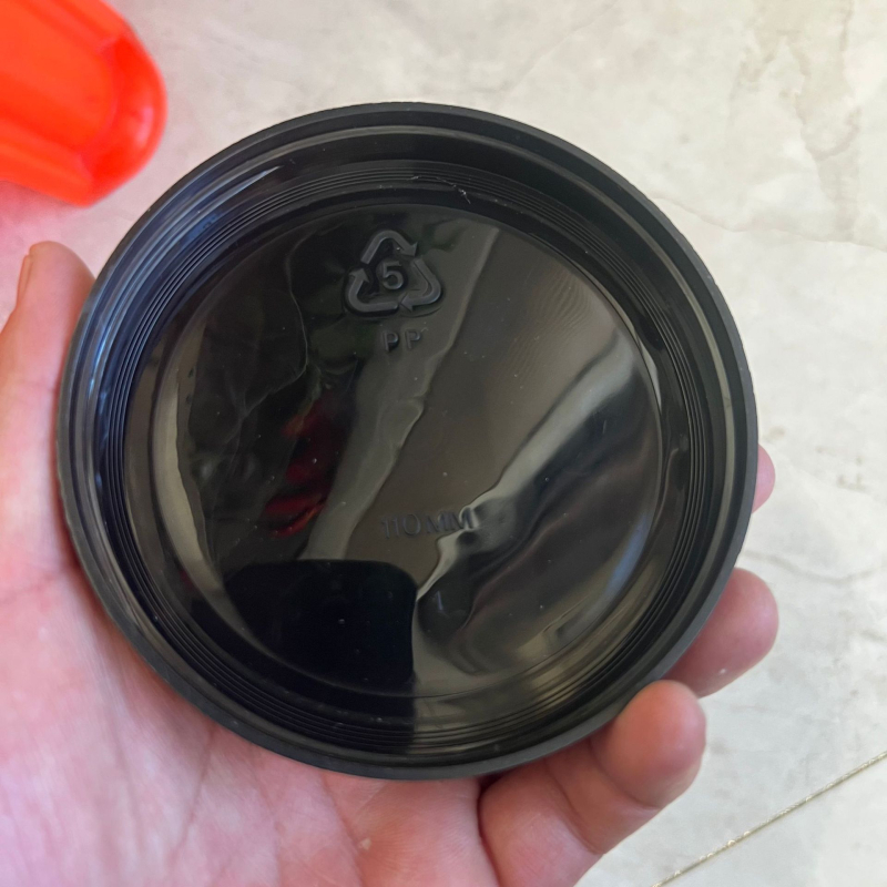 Recipient pentru pudră din HDPE cu capac filetat pentru ambalare generală