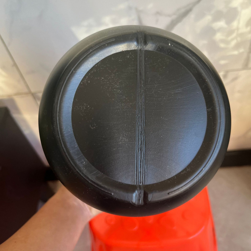 Recipient pentru pudră din HDPE cu capac filetat pentru ambalare generală