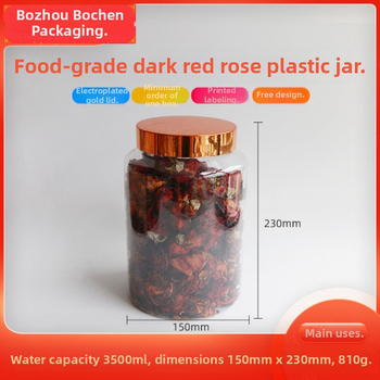 PET posuda za hranu, zatvorena, otvor promjera 110, izrađena Blow molding tehnologijom, kapacitet 3500