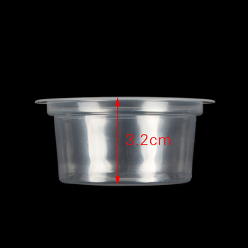 Jednokratna PP čaša za žele s plosnim dnom, kapaciteta 80 g