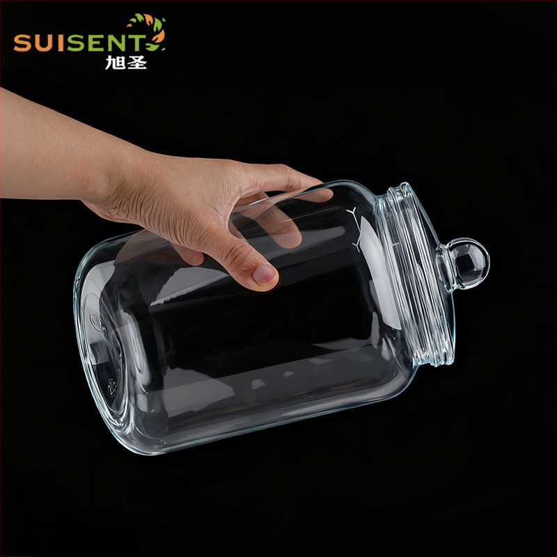 PET spremnik za čuvanje, proziran, čvrsto zatvoren, velik otvor; kapacitet 3,5 L, promjer tijela 150 mm, promjer otvora 120 mm, visina 270 mm