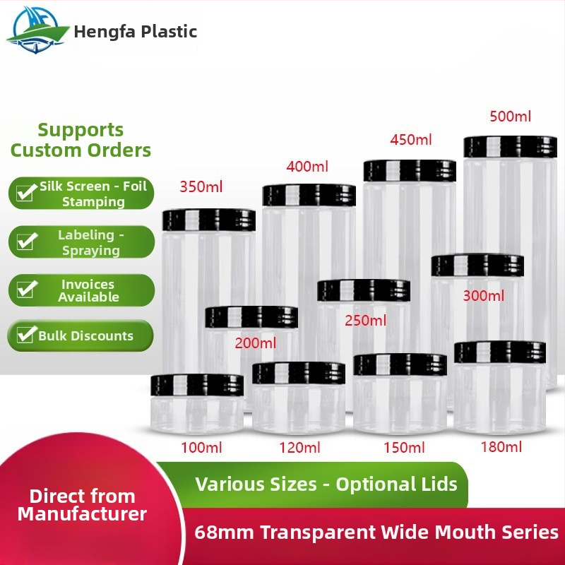PET plastična boca za hranu s navojnim zatvaračem za doziranje