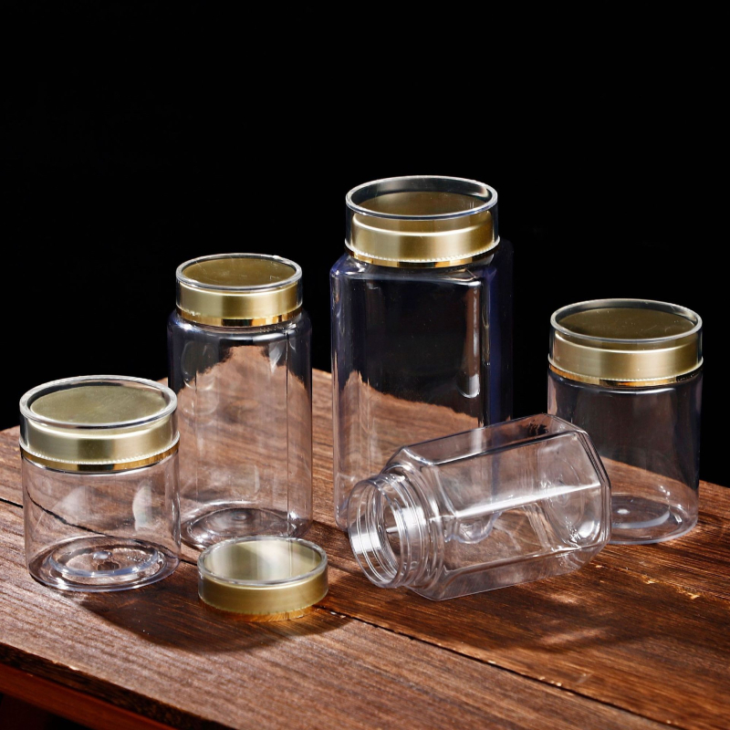 Prozirna PET boca blow molding, 280 ml, prilagodljiva obrada, sitotisk i transfer tisk, zatvoren poklop